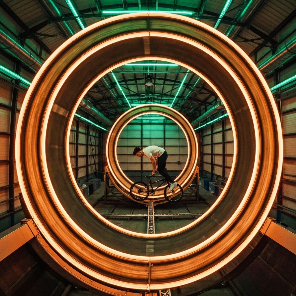 360&deg; Orbital Bicycle
