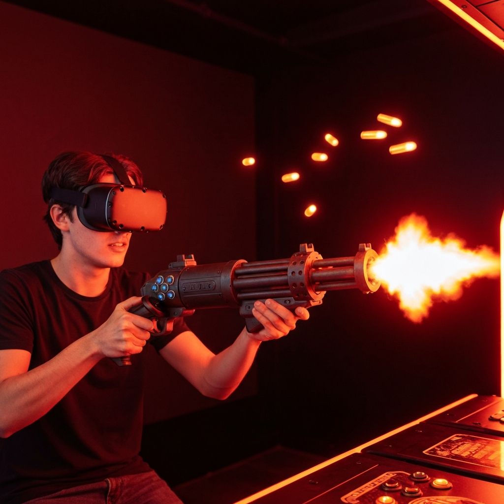 VR Gatling Shooting Stations