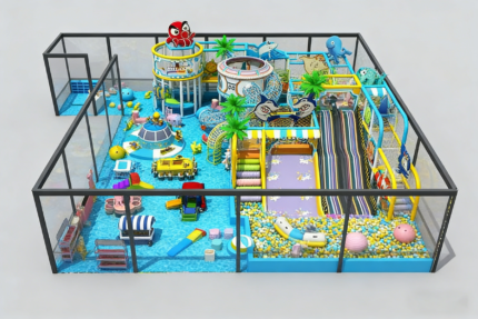 Large Indoor Playground | Comprehensive Kids Play Area - nicebaby
