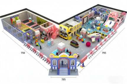 Parent-Child Indoor Playground | Interactive Kids Play Area